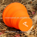 FMP-319 200 ml Camping viagem portátil dobrável laranja portátil do silício caneca copo da água